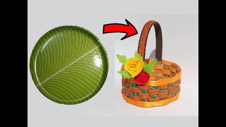 DIY Basket  From Paper Plate | Paper Plate craft Ideas | Best out of Waste