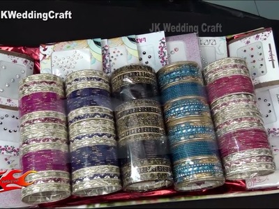 DIY Bindi and bangle packing Ideas | JK Wedding Craft 140