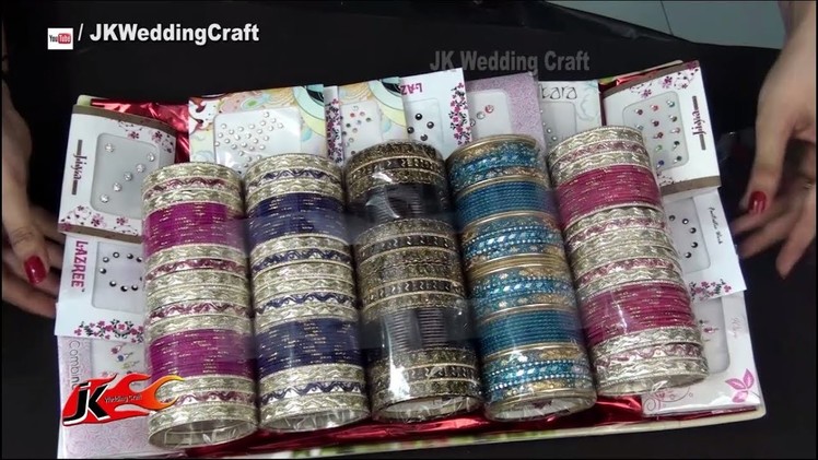 DIY Bindi and bangle packing Ideas | JK Wedding Craft 140