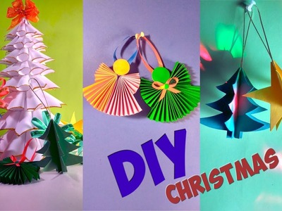 DIY Christmas Decorations Ideas From Paper! Simple Tutorial