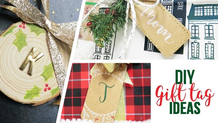 DIY Christmas Holiday Gift Tag Ideas