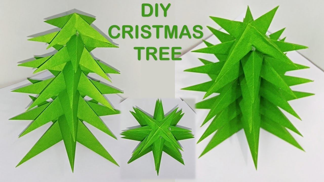 DIY | Christmas tree making with paper | how to make