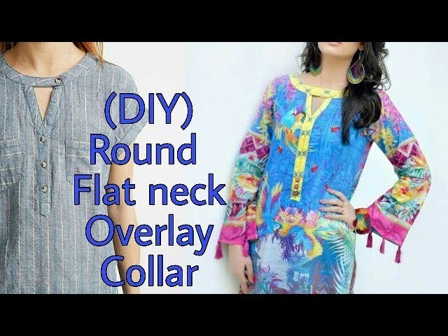 (DIY) Flat Round Neck Overlay Collar