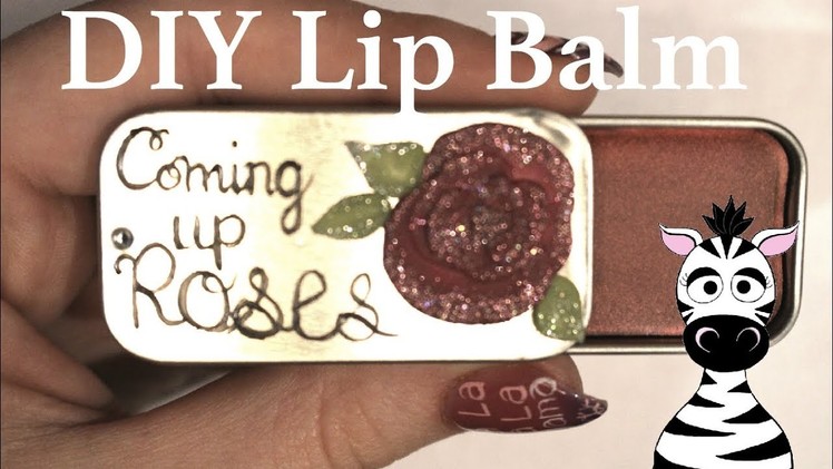 DIY Gift Kits Lip Balm Tutorial | 3D Nail Art on a Tin