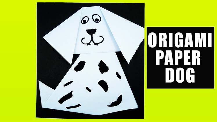 DIY - How to Make an Easy Paper Origami Dog Craft - Paper Hand Puppet Craft - Animal Dog Tutorial