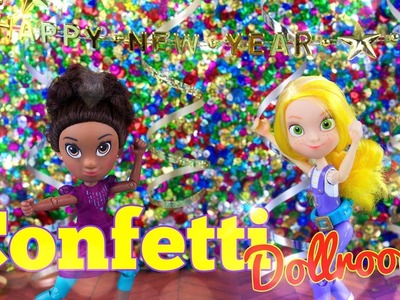DIY - How to Make: Confetti Doll Room | New Years Craft | GoldieBlox & My Froggy Stuff s.5.7