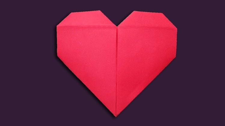 DIY Origami Heart Making For Valentine's Day - Origami Easy Valentine Craft