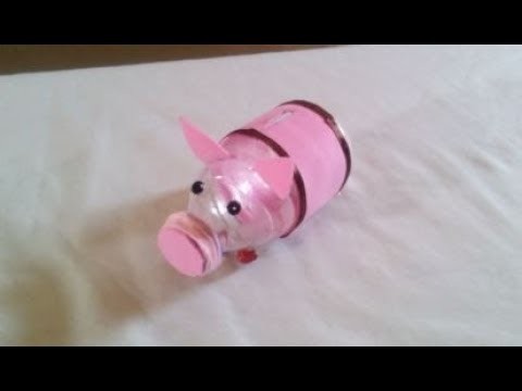 DIY Recycling Ideas - How to Make a Piggy bank for your Kids + Tutorial !