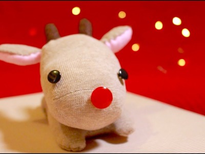 DIY Rudolph Sock Plush! Cute Christmas Craft ????
