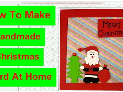 DIY Santa Christmas Card,Easy Christmas Greeting Cards Ideas for Kids,Christmas Gifts Turtorial