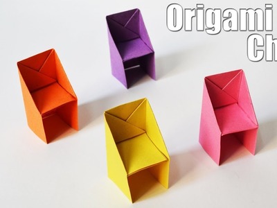 DIY Tutorial Craft paper chair easy steps Colorful |HD|New|DIY