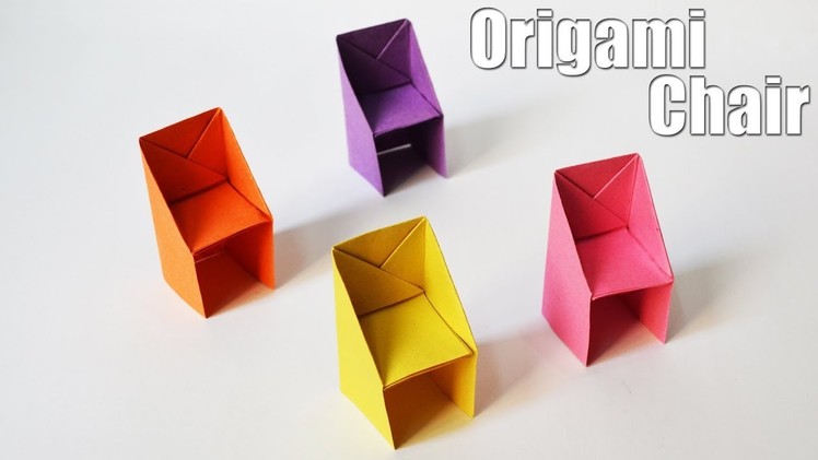 DIY Tutorial Craft paper chair easy steps Colorful |HD|New|DIY