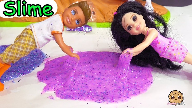 Does It Work ? ! Galaxy Space Glitter Slime Putty Craft Video with Barbie