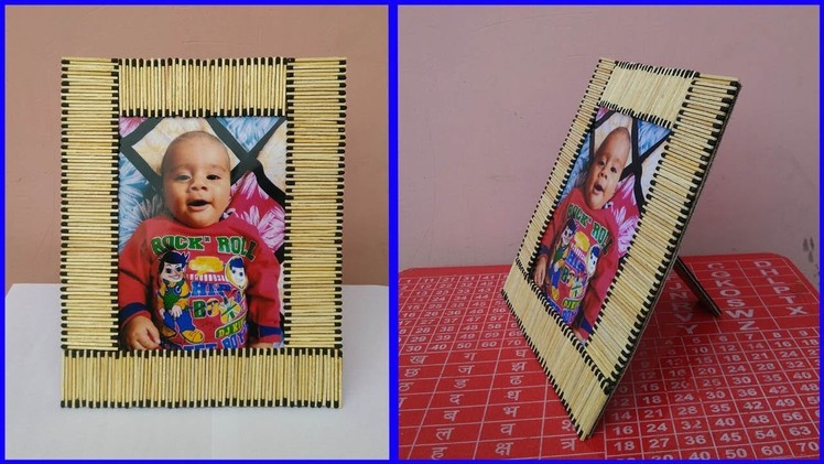 Easy Photo Frame with Matchstick, Room Decor ideas using simple craft trick #3
