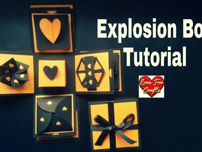 Explosion Box Tutorial | DIY | Valentine's.Anniversary Gift Idea