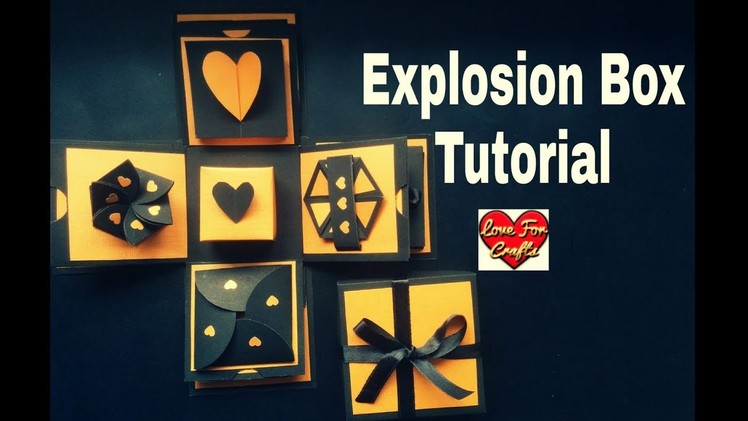 Explosion Box Tutorial | DIY | Valentine's.Anniversary Gift Idea