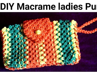 Full Making tutorial of Macrame Hand Purse | Clutch | Ladies Purse DIY