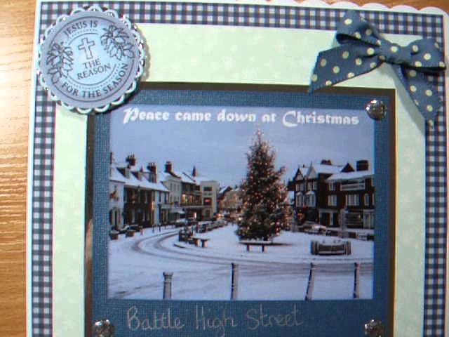 HANDMADE CHRISTMAS CARD. NAOMI'S CARD MAKING VIDEO 21. NOV 23RD 2012