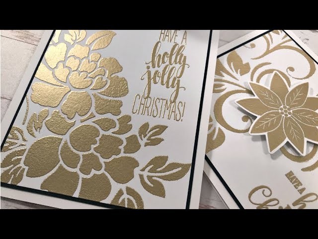 Heat Embossing with Stencils