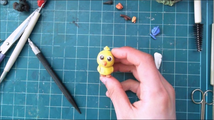 How to make farmville Chick with clay