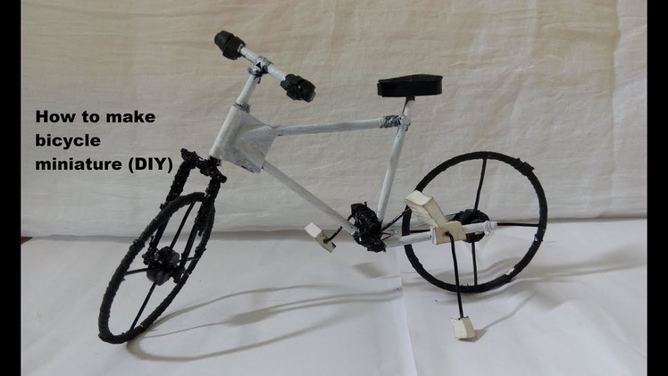 How to make mini bicycle - mini home made bike tutorial