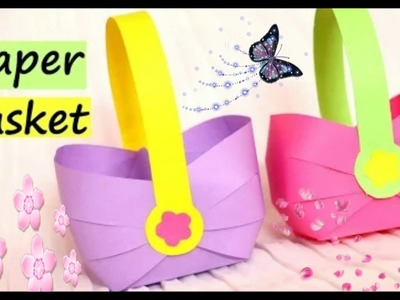 How to make paper Basket. easy paper craft.DIY Art and craft tutorials.easy according paper Basket