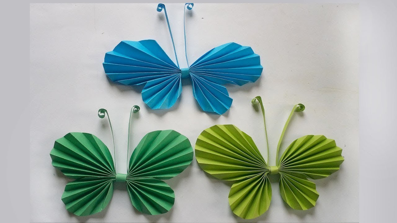 How to Make Paper Butterflies Very Easy Way!!! Origami Butterfly