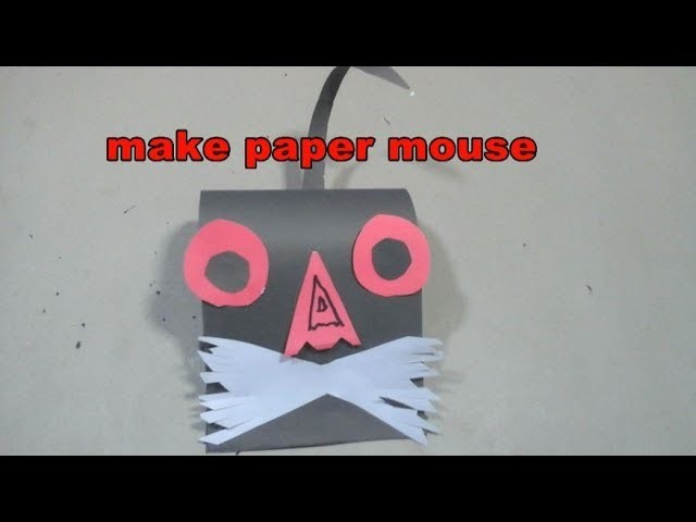 How to make paper mouse for kids | easy craft tutorial