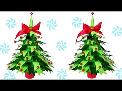 How to make Table top Christmas Trees from Paper | DIY Christmas Crafts
