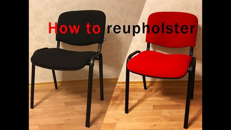 How to reupholster a chair seat diy tutorial