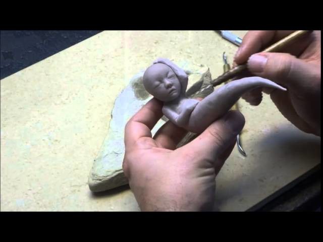 How to sculpt a baby mermaid (Wee Little Devils)  Time-lapse Part 1