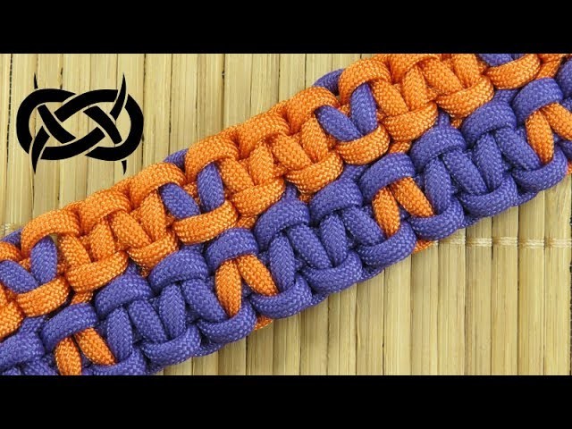 How to weave the Northwoods Wide Solomon Paracord Bracelet