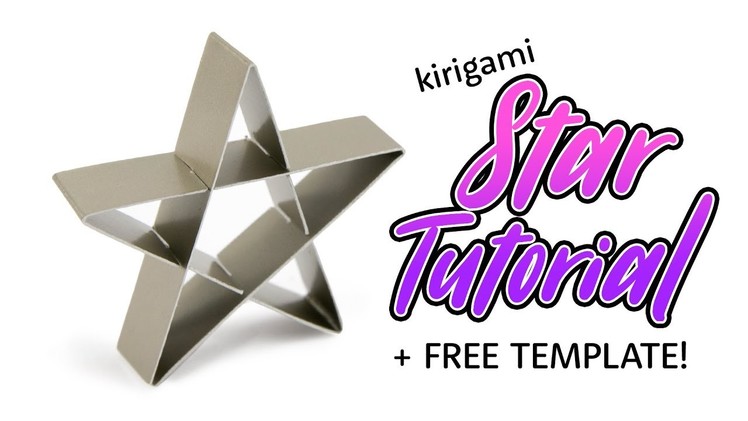 Kirigami Star Decoration Tutorial ★ Paper Craft DIY ★ Paper Kawaii