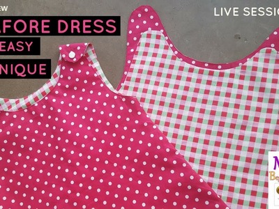 Live Lesson 1 - How to Sew: Pinafore Dress  by MOMO