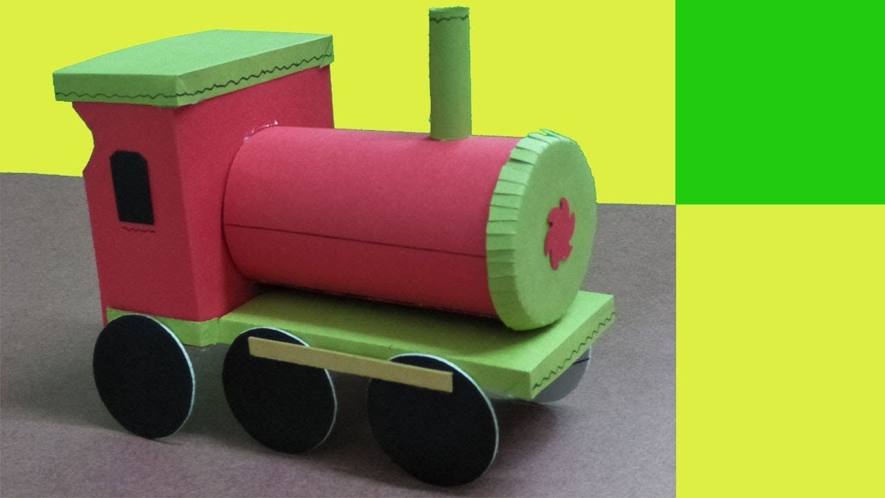 Make a paper Train Engine for kids || DIY || Art and Craft