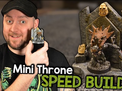 Miniature Throne Build for D&D Tutorial (Black Magic Craft Episode 067)