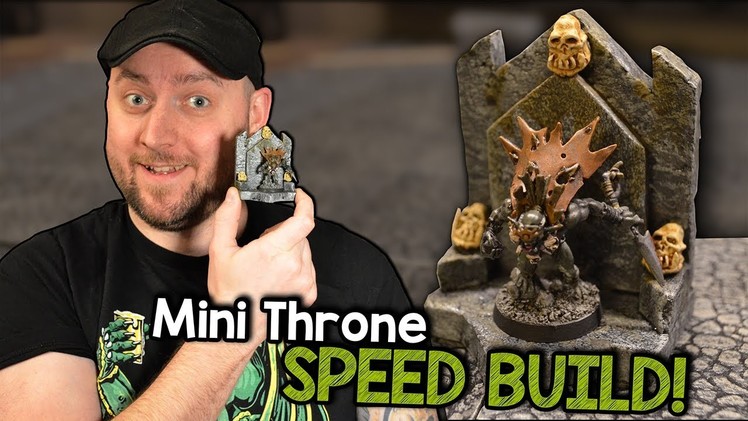 Miniature Throne Build for D&D Tutorial (Black Magic Craft Episode 067)