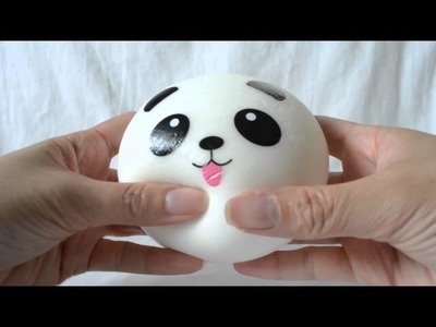 Panda Bun Squishy Review + Squishy Experiment - KawaiixCandy