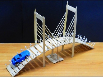Popsicle Stick Bridge & Miniature Tree House | Easy Craft Ideas