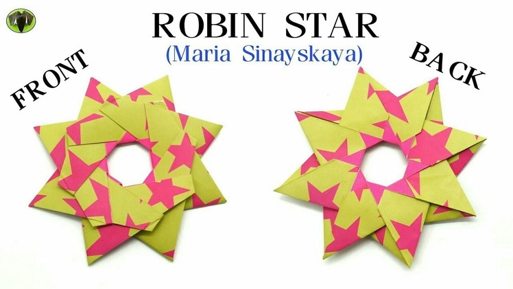 Robin Star by Maria Sinayskaya - Variation 3 - DIY origami Tutorial - 857
