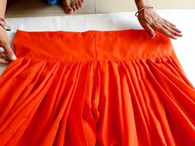 Semi patiala salwar cutting and stitching in hindi