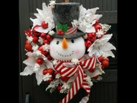 Snowman Wreath