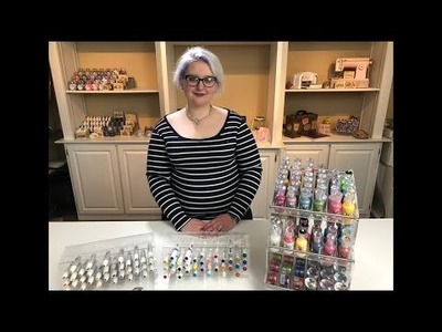 Storage for Nuvo Drops, glitter, pens and more! Craft room storage ideas and giveaway!