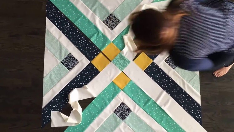 The Retro Plaid Quilt is FUN, FAST, and FREEEE!