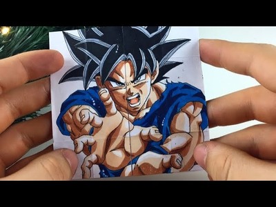 TUTORIAL Goku Transformations| Endless card DIY Gift