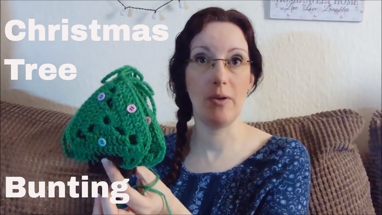 Vlog 28 - Christmas Tree Banner.Bunting