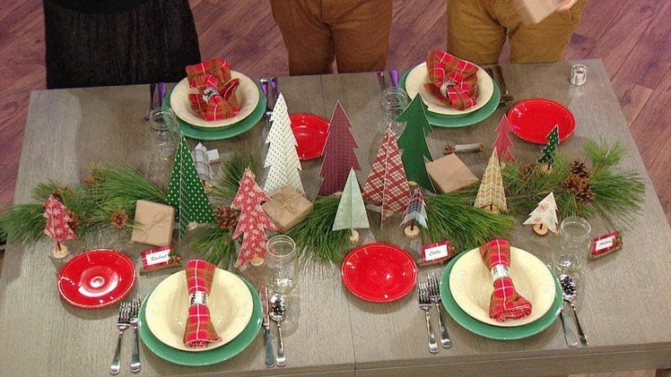 2 Crafty Lumberjacks Show You How to Make a Perfect Holiday Tablescape