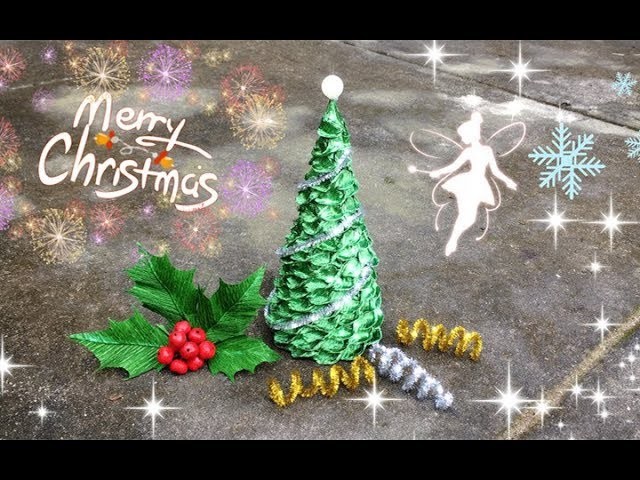 ABC TV | How To Make 3D Christmas Tree From Crepe Paper #3 - Craft Tutorial