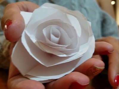 ASMR - DIY Paper Rose Tutorial ????