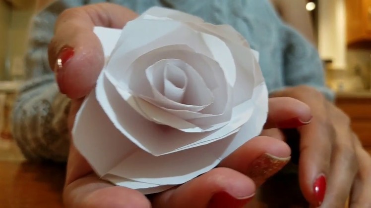ASMR - DIY Paper Rose Tutorial ????